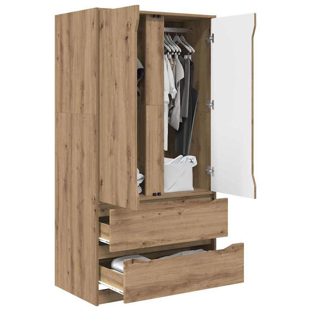 Armoire Chêne Artisanal 79,5 x 49 x 156 cm Bois d’ingénierie - XIOS