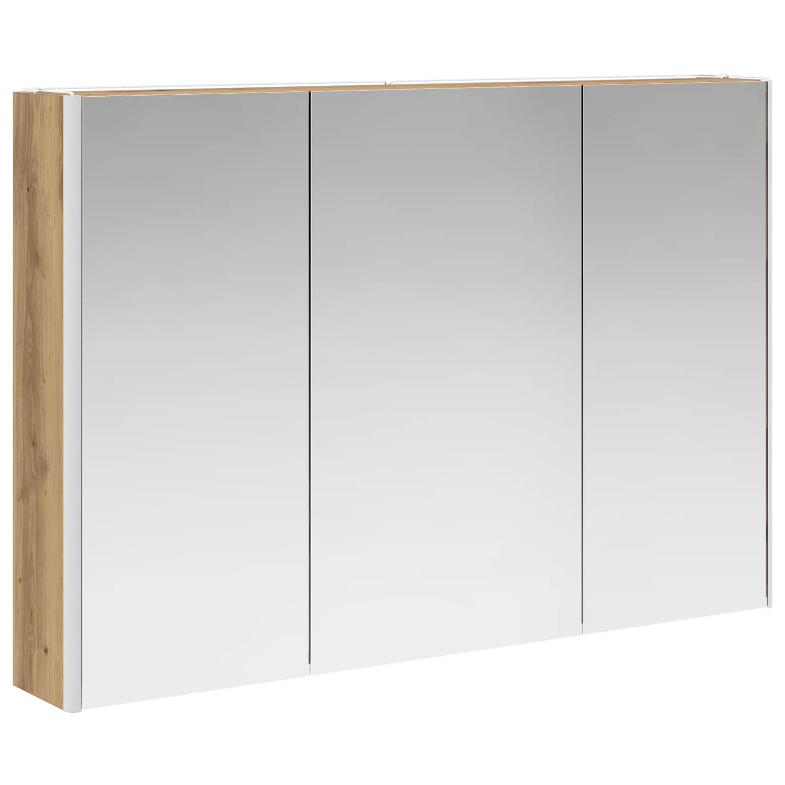 Ensemble d'armoire de salle de bain 4 pcs Chêne artisanal - XIOS