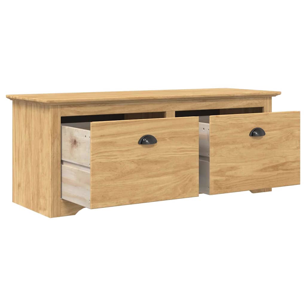 Banc de couloir avec tiroir BODO Marron miel 118 x 40 x 50 cm - XIOS