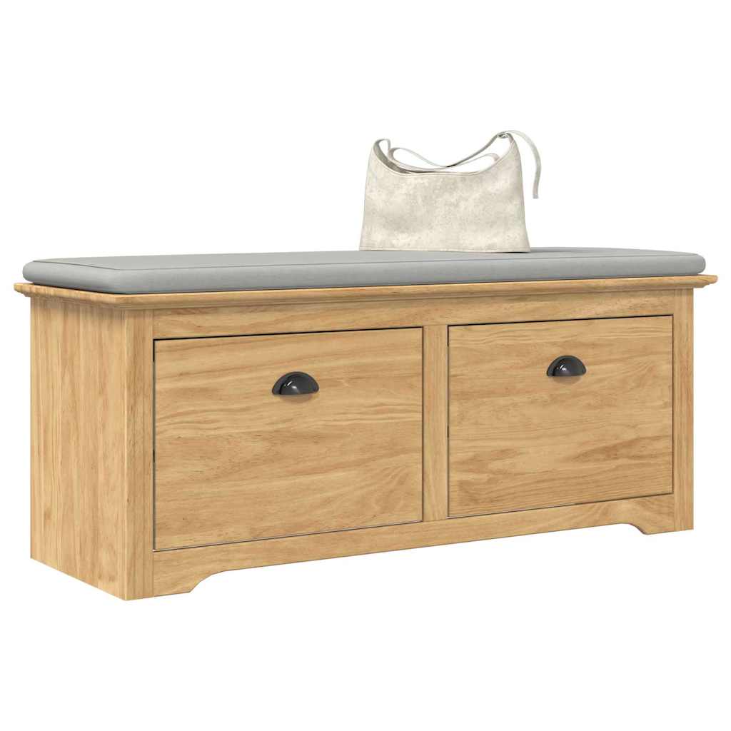 Banc de couloir avec tiroir BODO Marron miel 118 x 40 x 50 cm - XIOS