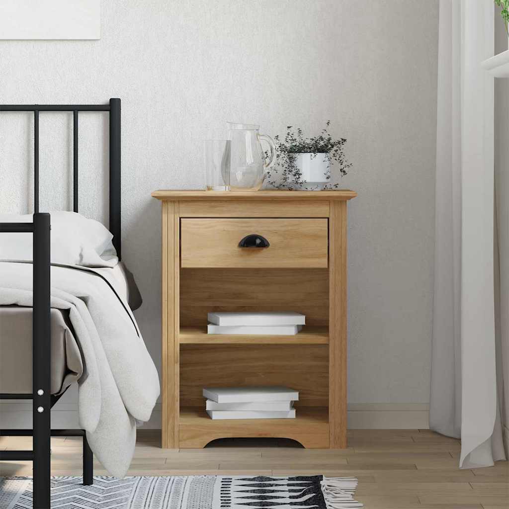 Cabinet de chevet BODO Marron miel 53 x 38,5 x 67 cm - XIOS