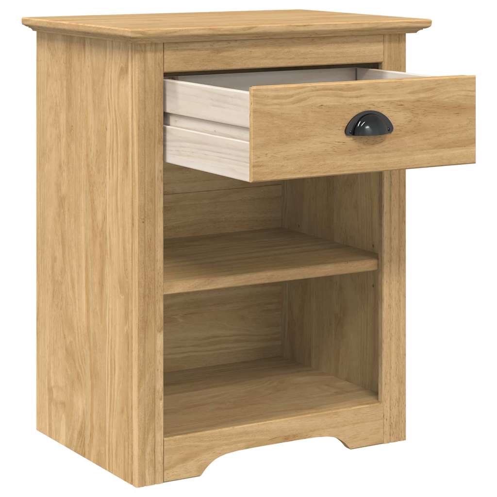 Cabinet de chevet BODO Marron miel 53 x 38,5 x 67 cm - XIOS