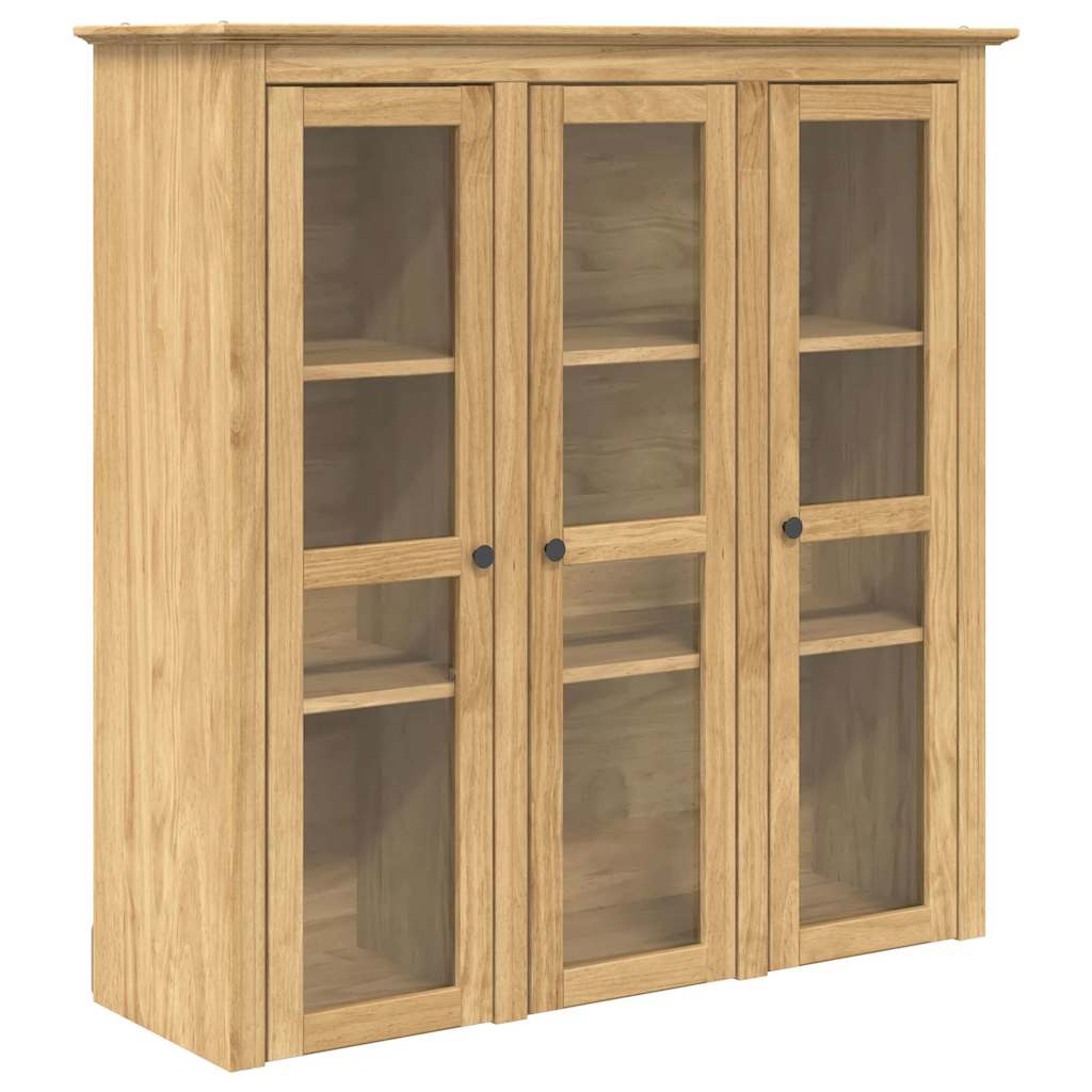 Meuble avec Portes en Verre BODO Marron miel - XIOS