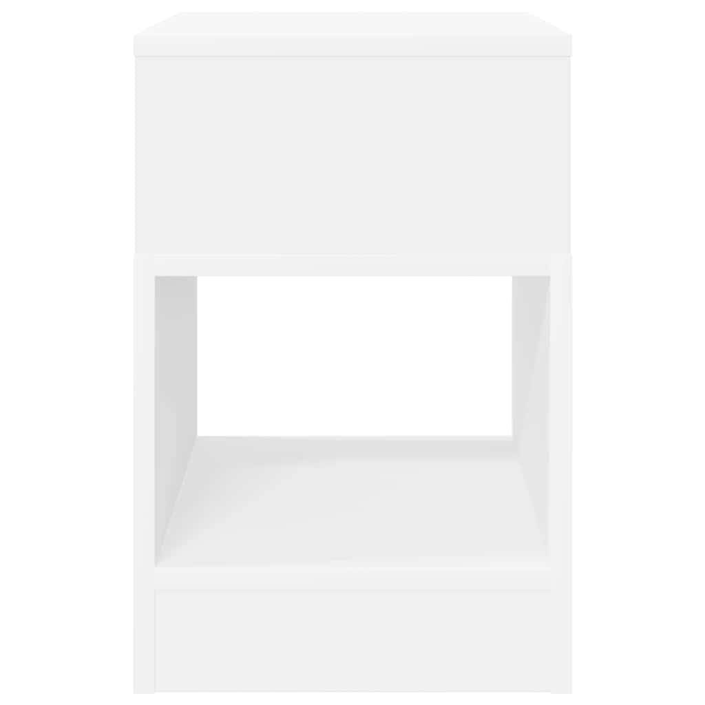 Table d'appoint Blanc 30,5 x 30 x 45 cm Bois d'ingénierie - XIOS