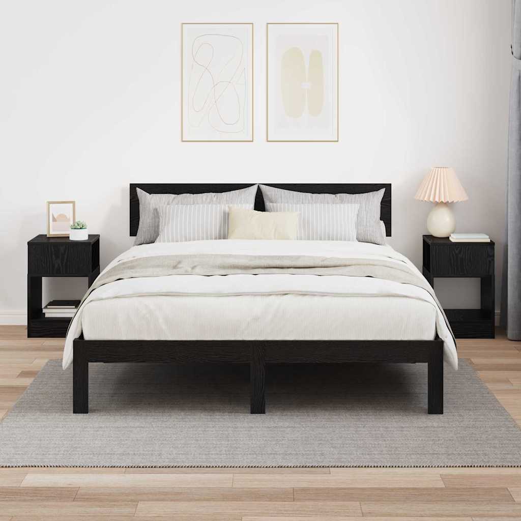 Table d'appoint 2 pcs Chêne noir 30,5 x 30 x 45 cm - XIOS