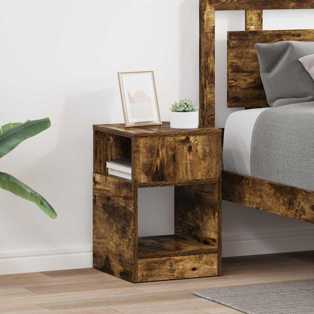 Table d'appoint 2 pcs Chêne fumé 30,5 x 30 x 45 cm - XIOS