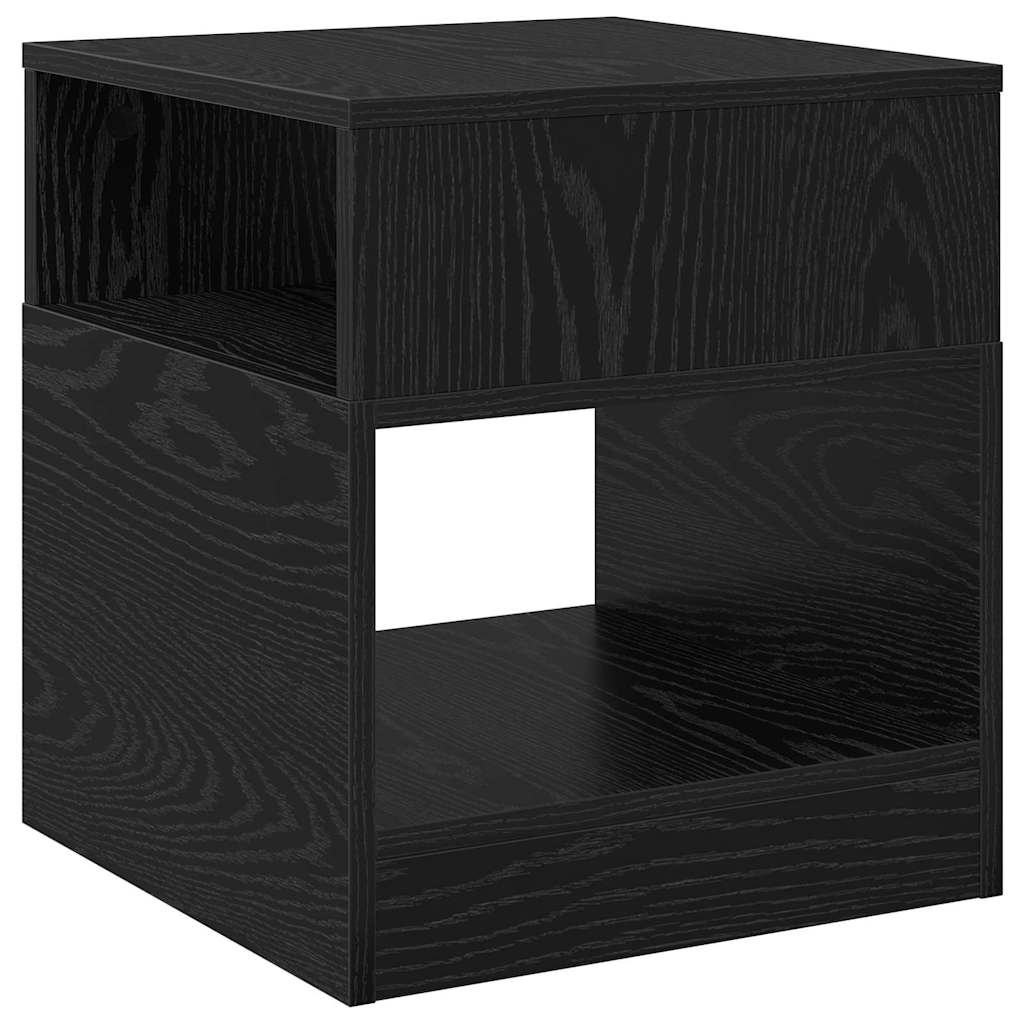 Table d'appoint Chêne noir 40,5 x 40 x 45 cm Bois d'ingénierie - XIOS
