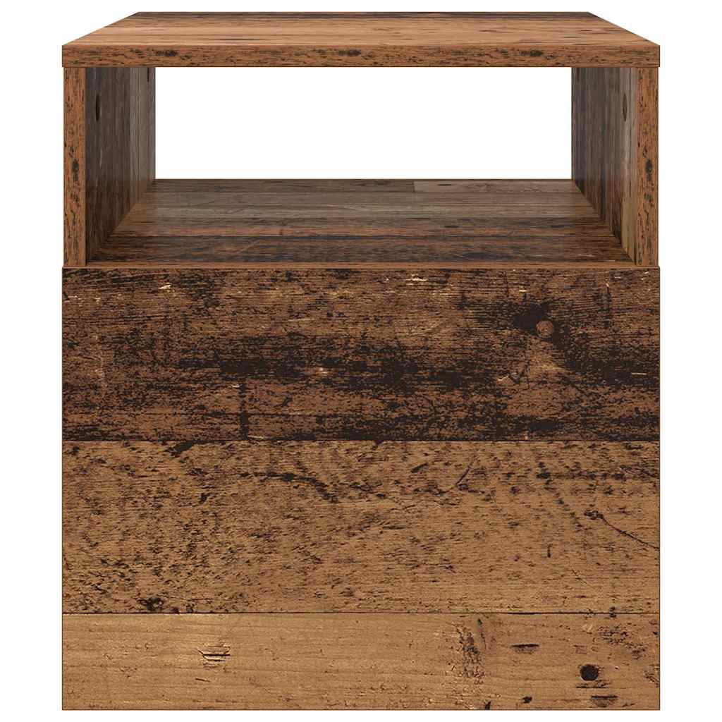 Table d'appoint Bois ancien 40,5 x 40 x 45 cm Bois d'ingénierie - XIOS