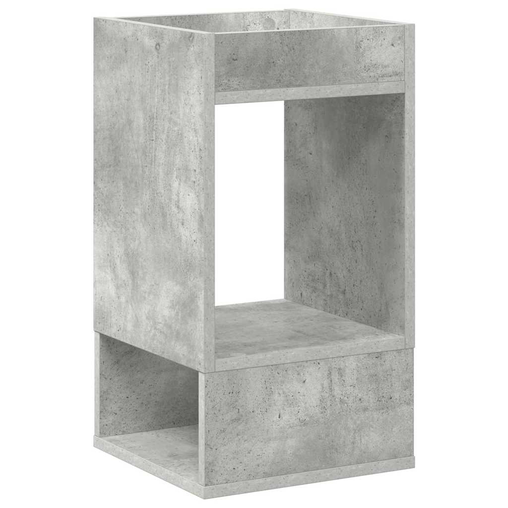 Table d'appoint Gris béton 30 x 30 x 56 cm Bois d'ingénierie - XIOS