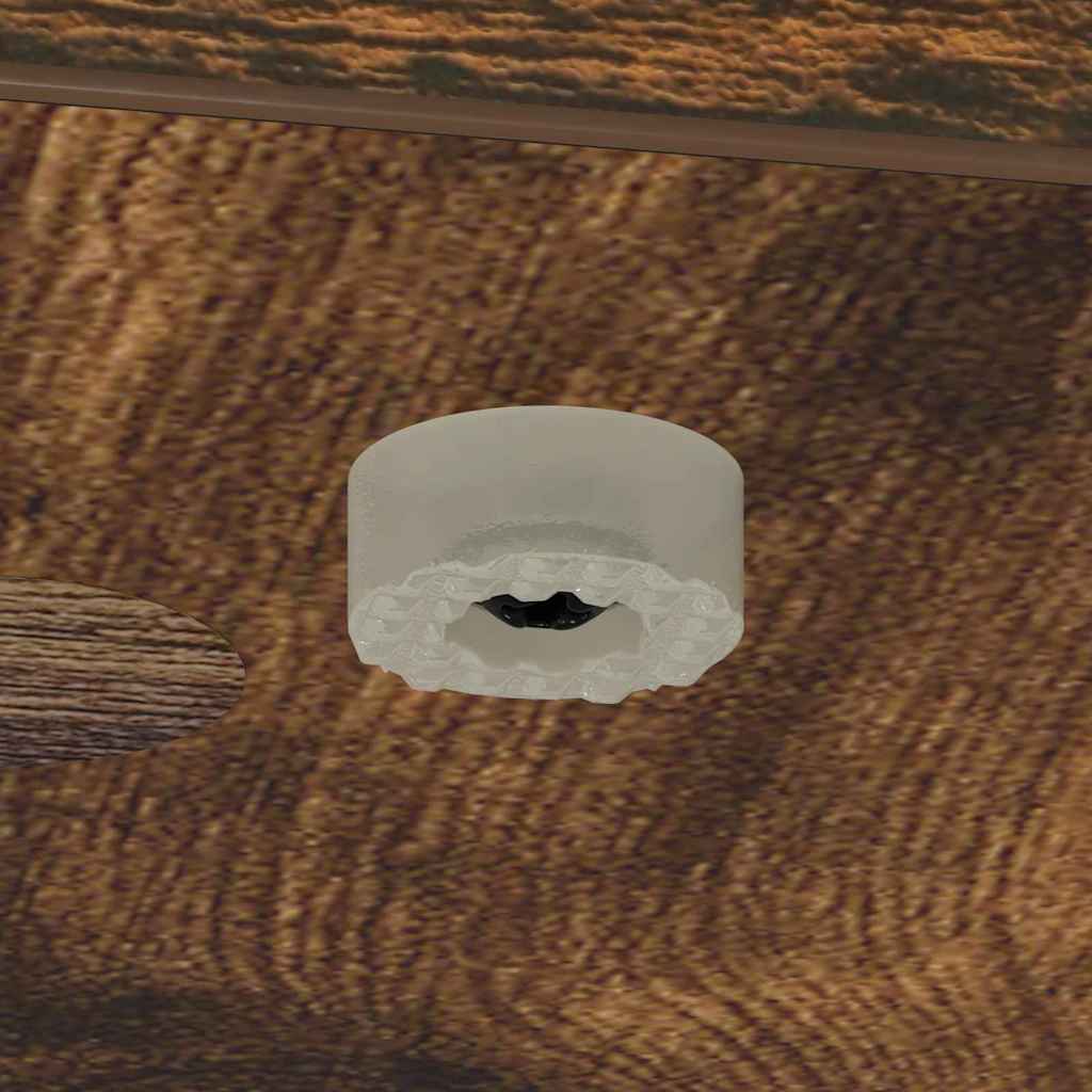 Table d'appoint Chêne fumé 30 x 30 x 56 cm Bois d'ingénierie - XIOS