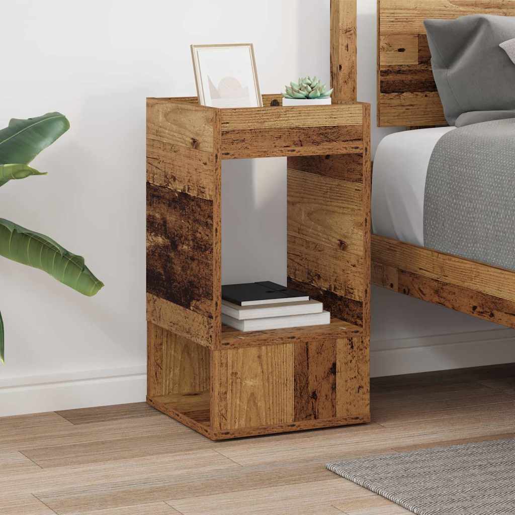 Table d'appoint Bois ancien 30 x 30 x 56 cm Bois d'ingénierie - XIOS