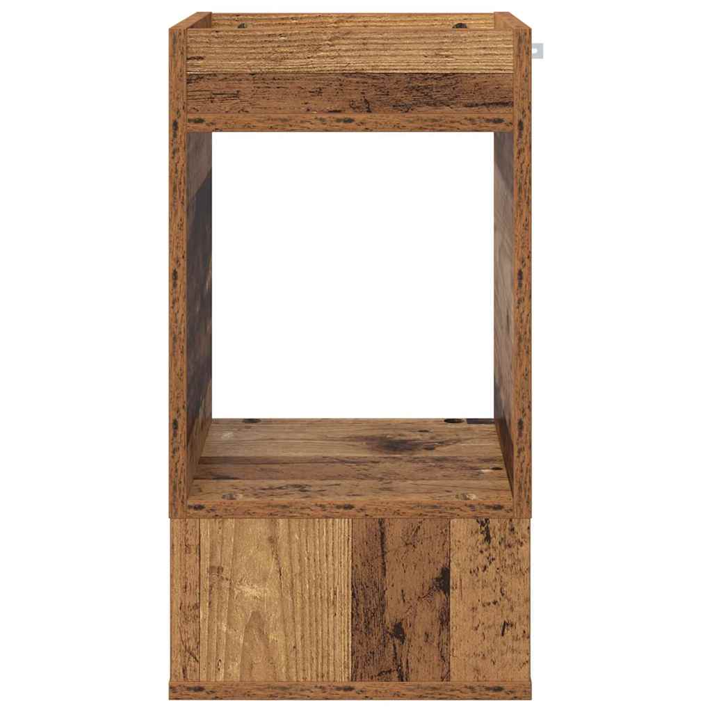 Table d'appoint Bois ancien 30 x 30 x 56 cm Bois d'ingénierie - XIOS