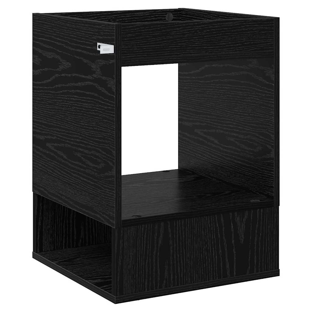 Table d'appoint Chêne noir 40 x 40 x 56 cm Bois d'ingénierie - XIOS