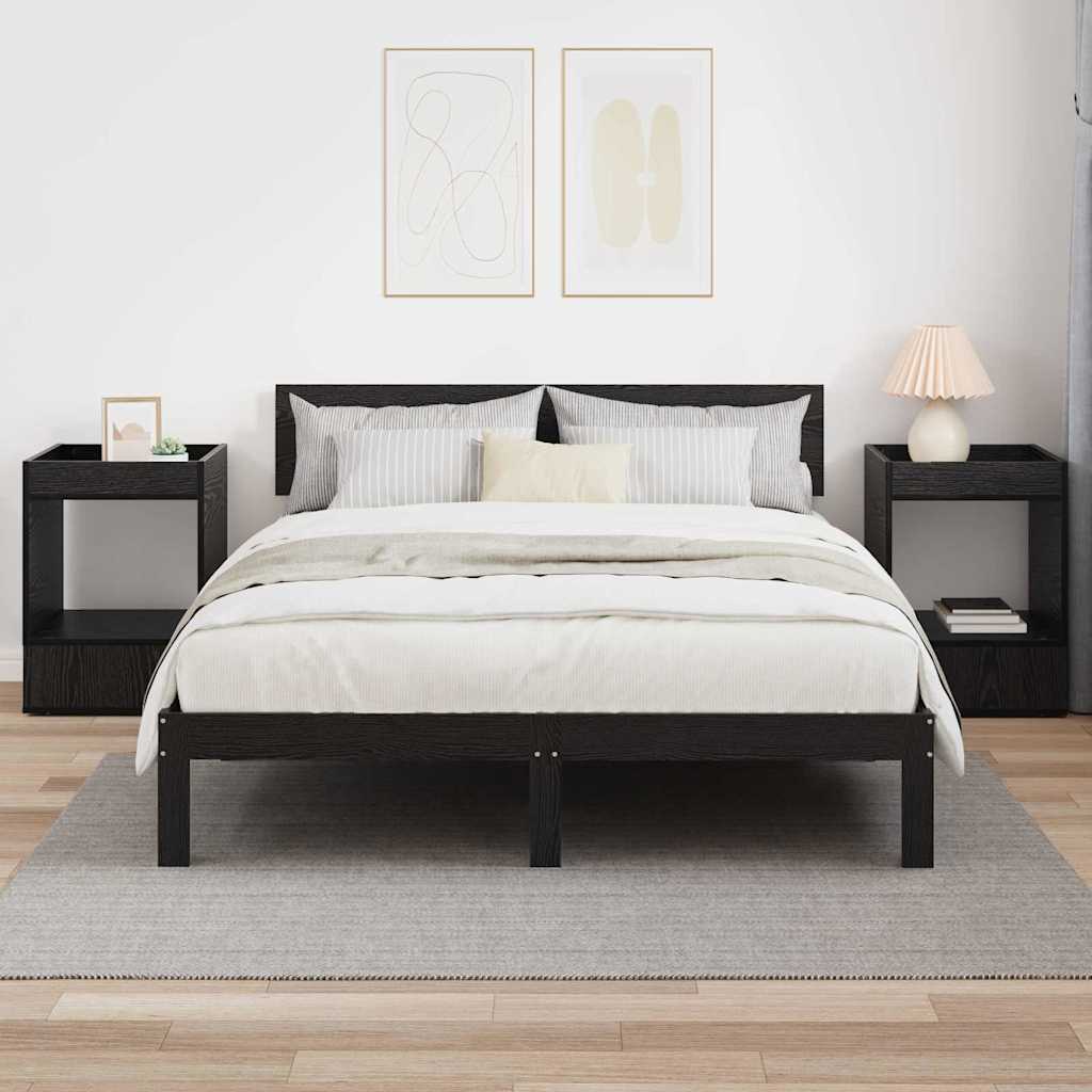 Table d'appoint 2 pcs Chêne noir 40 x 40 x 56 cm - XIOS