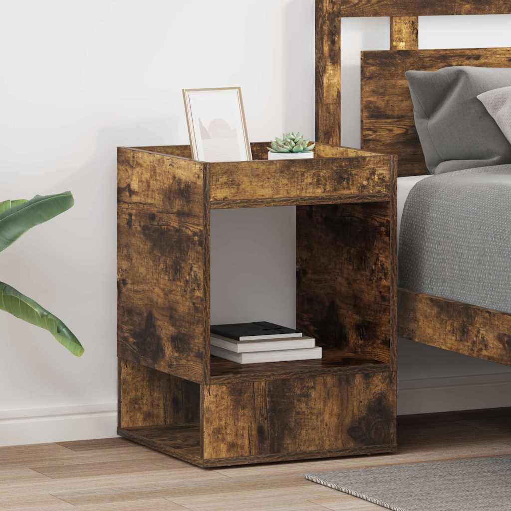 Table d'appoint 2 pcs Chêne fumé 40 x 40 x 56 cm - XIOS