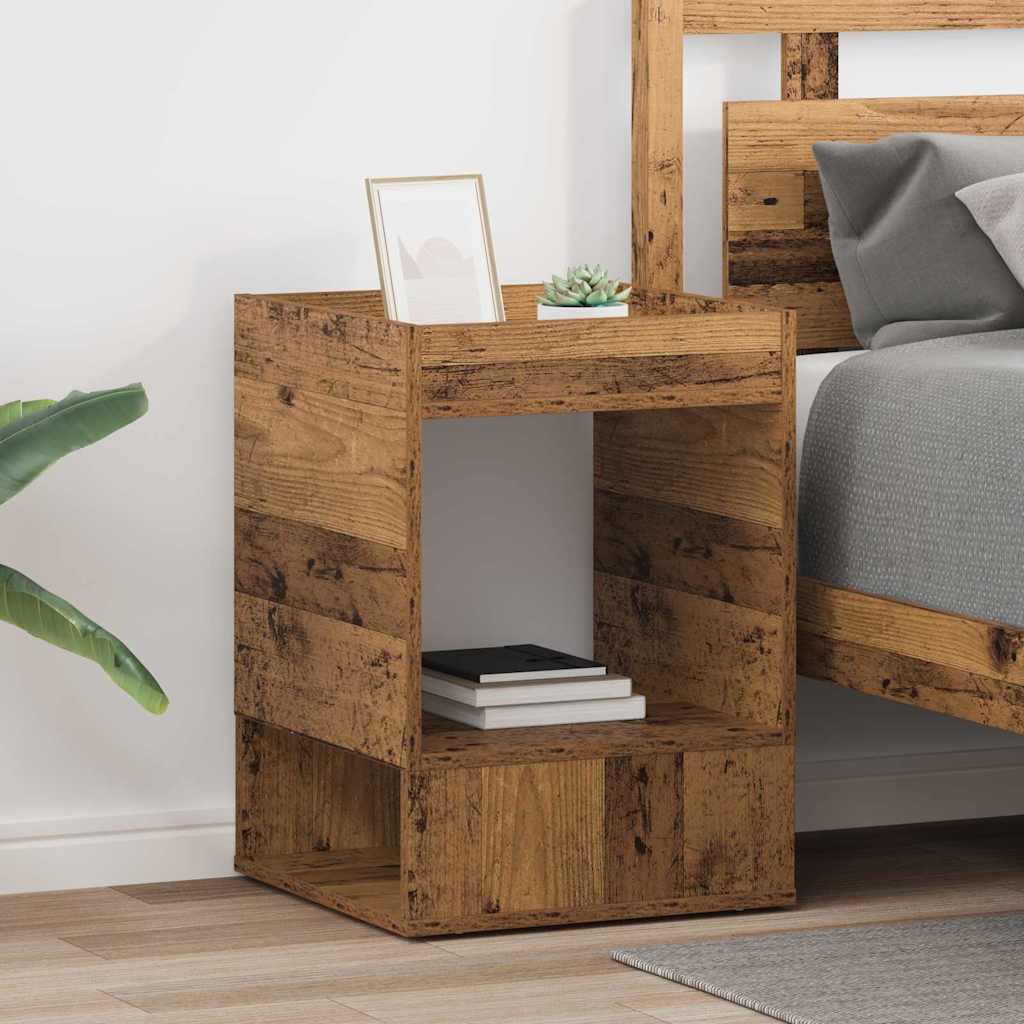 Table d'appoint 2 pcs Bois ancien 40 x 40 x 56 cm - XIOS