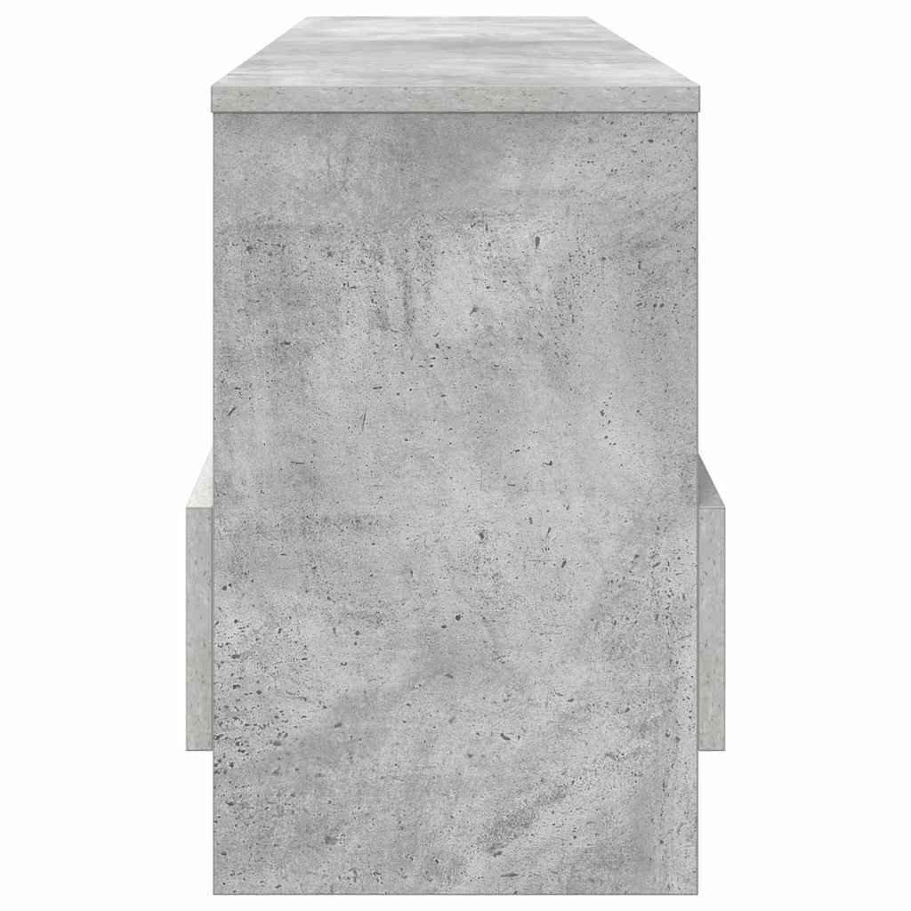 Étagère à magazines Gris béton 102 x 30 x 45 cm - XIOS