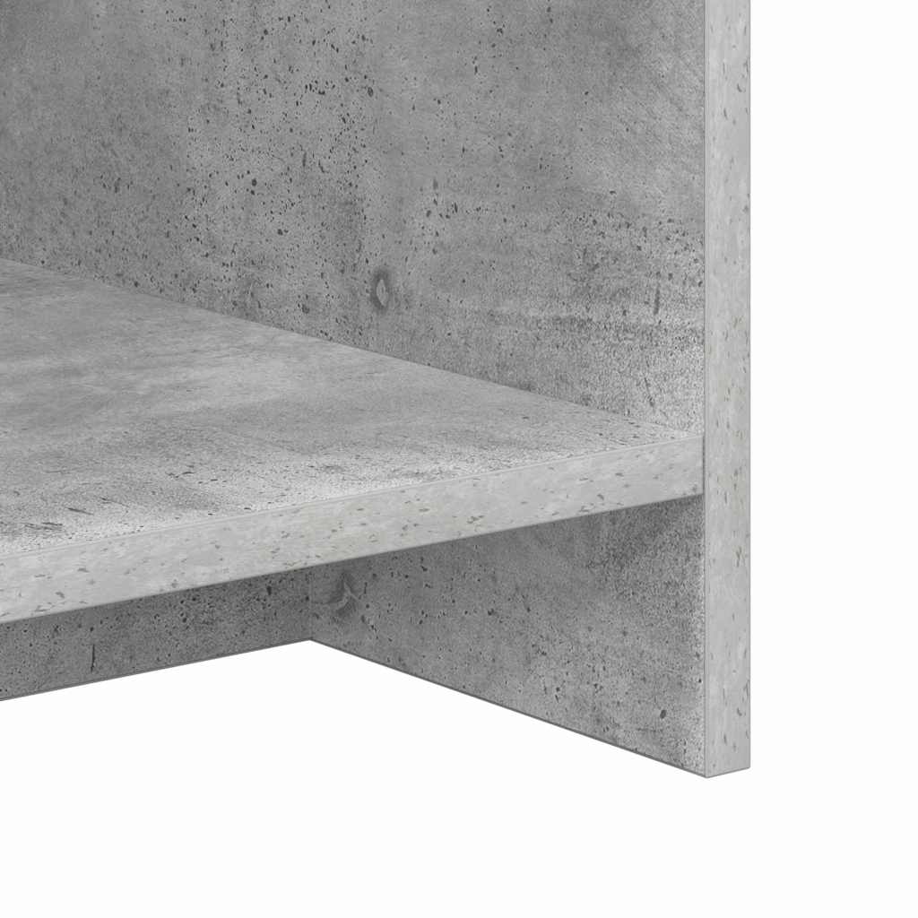 Meuble TV Gris béton 102 x 35 x 45 cm Bois d'ingénierie - XIOS