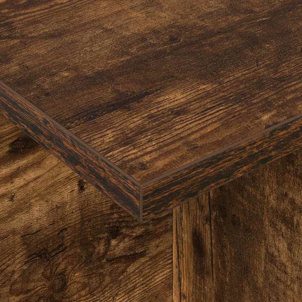 Meuble TV Chêne fumé 102 x 35 x 45 cm Bois d'ingénierie - XIOS