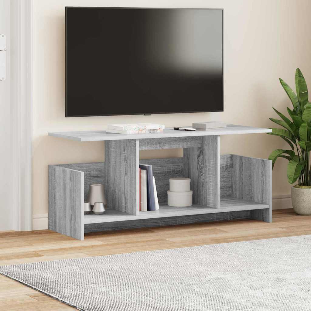 Meuble TV Gris Sonoma 102 x 35 x 45 cm Bois d'ingénierie - XIOS