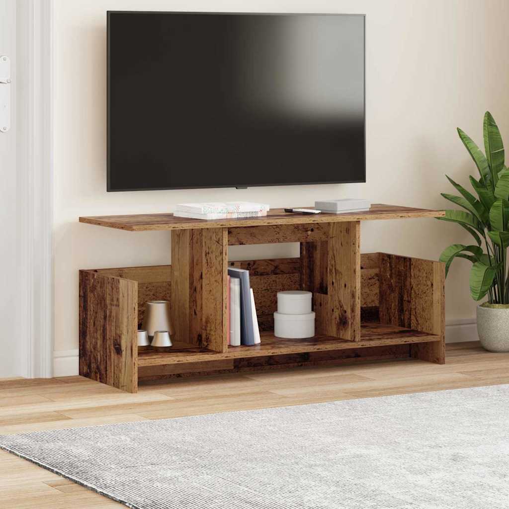 Meuble TV Bois ancien 102 x 35 x 45 cm Bois d'ingénierie - XIOS