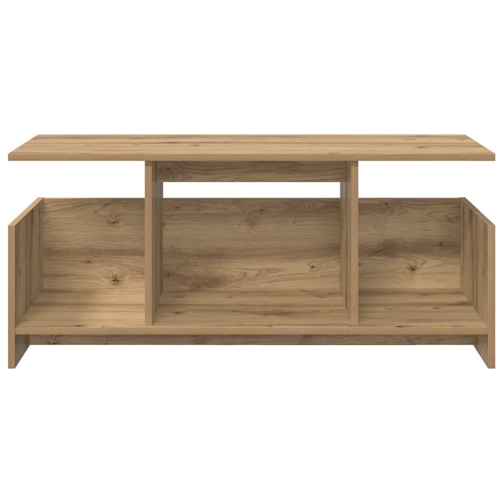 Meuble TV 102 x 35 x 45 cm Chêne artisanal Bois d'ingénierie - XIOS