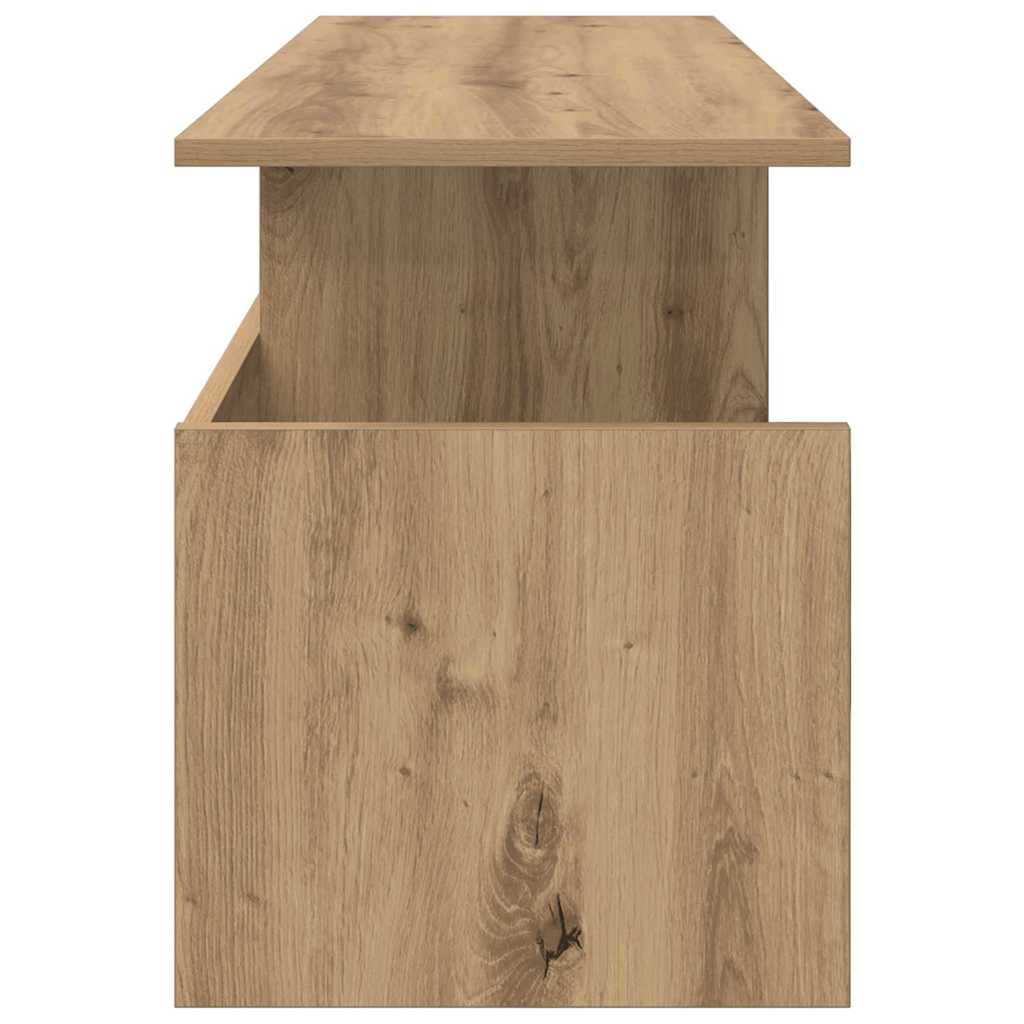 Meuble TV 102 x 35 x 45 cm Chêne artisanal Bois d'ingénierie - XIOS