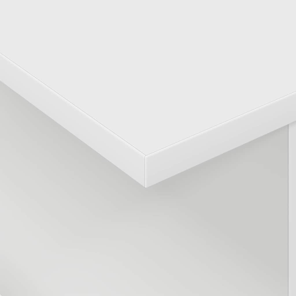Meuble TV Blanc 50 x 35 x 45 cm Bois d'ingénierie - XIOS