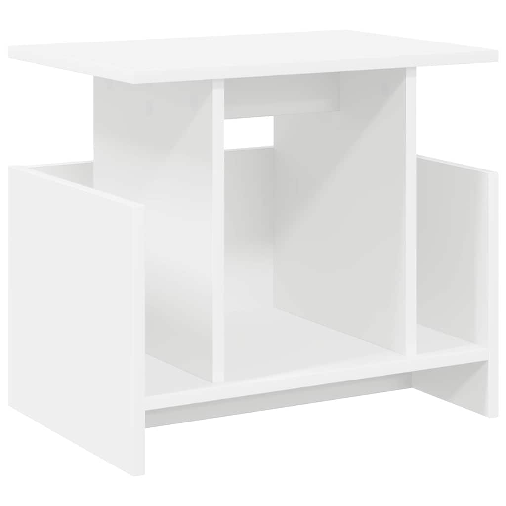 Meuble TV Blanc 50 x 35 x 45 cm Bois d'ingénierie - XIOS