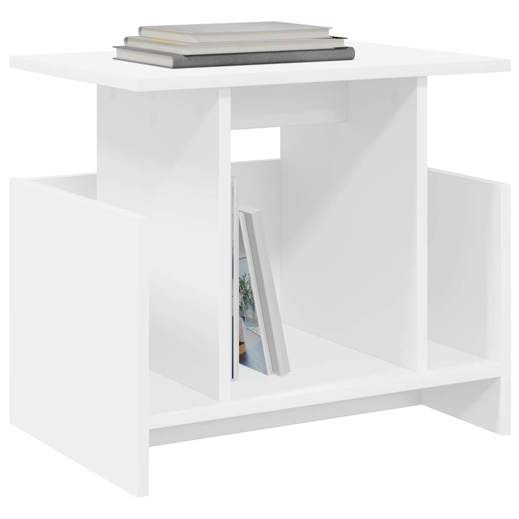 Meuble TV Blanc 50 x 35 x 45 cm Bois d'ingénierie - XIOS