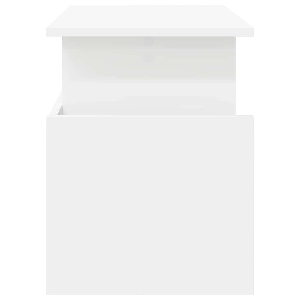 Meuble TV Blanc 50 x 35 x 45 cm Bois d'ingénierie - XIOS
