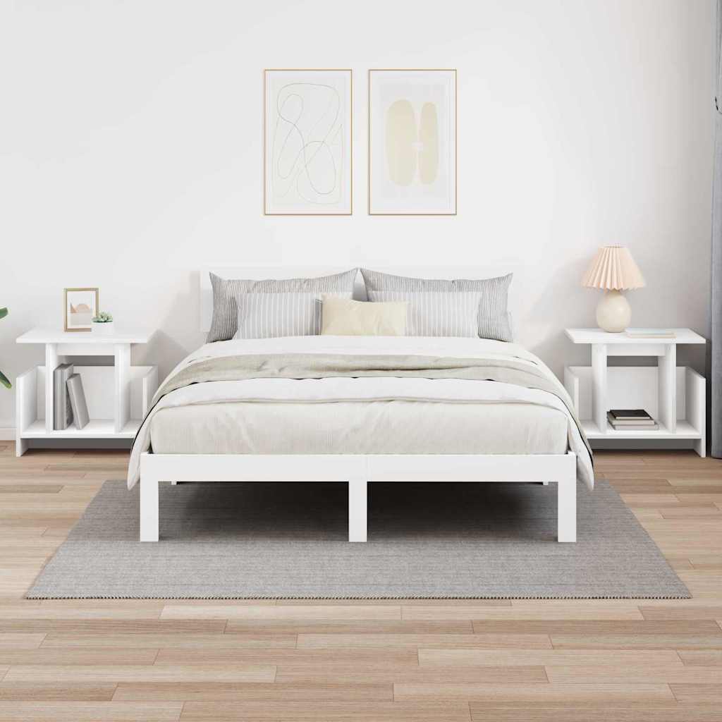 Meuble TV 2 pcs Blanc 50 x 35 x 45 cm Bois d'ingénierie - XIOS