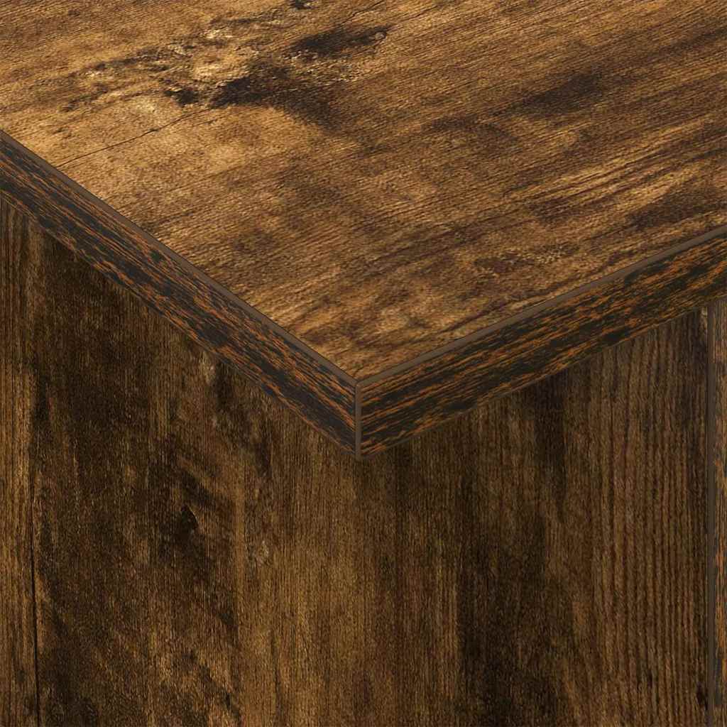 Meuble TV 2 pcs Chêne fumé 50 x 35 x 45 cm Bois d'ingénierie - XIOS