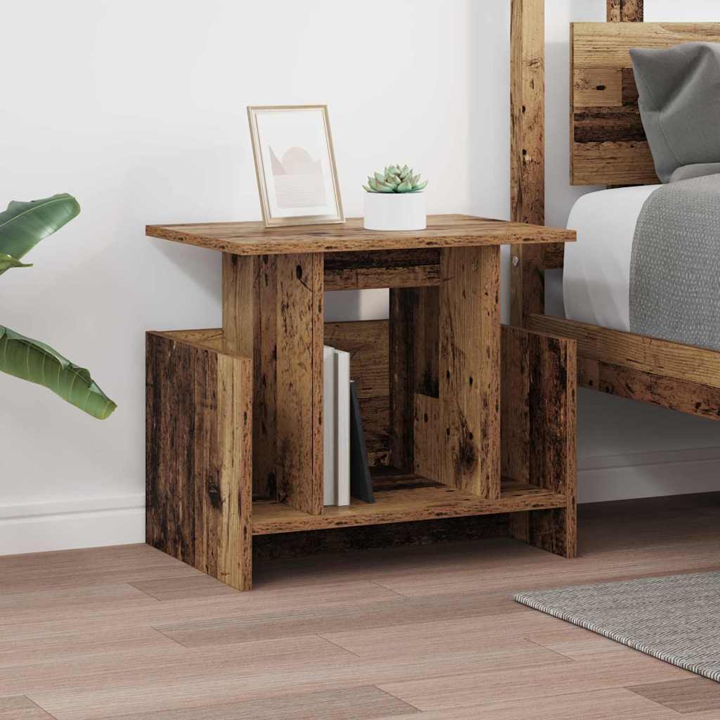 Meuble TV 2 pcs Bois ancien 50 x 35 x 45 cm Bois d'ingénierie - XIOS