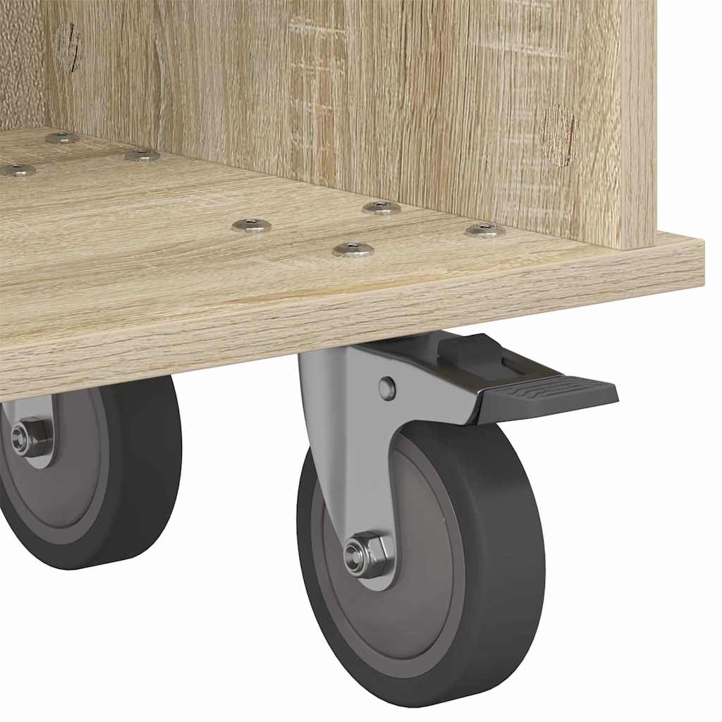 Meuble TV Chêne Sonoma 100 x 35 x 35 cm Bois d'ingénierie - XIOS