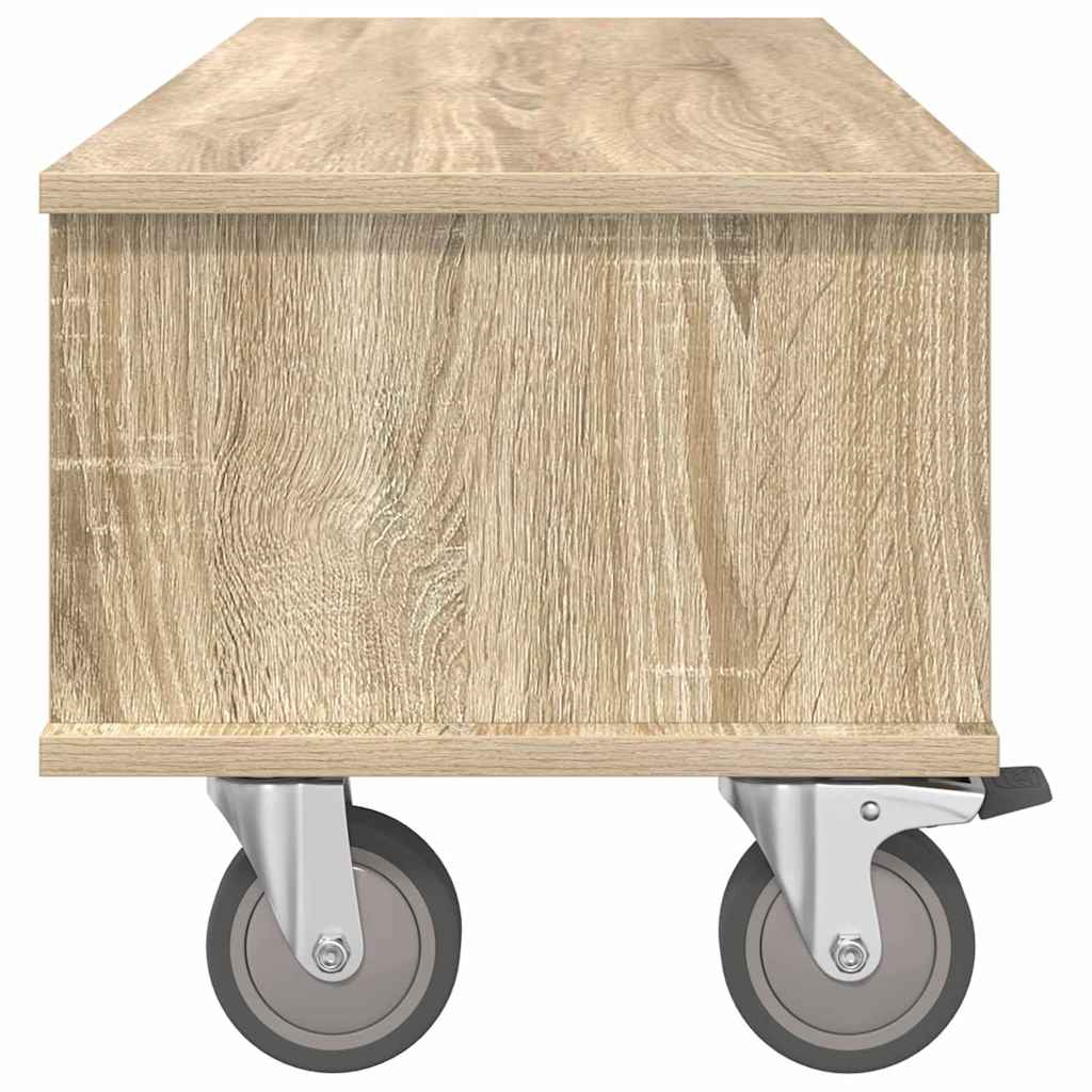 Meuble TV Chêne Sonoma 100 x 35 x 35 cm Bois d'ingénierie - XIOS