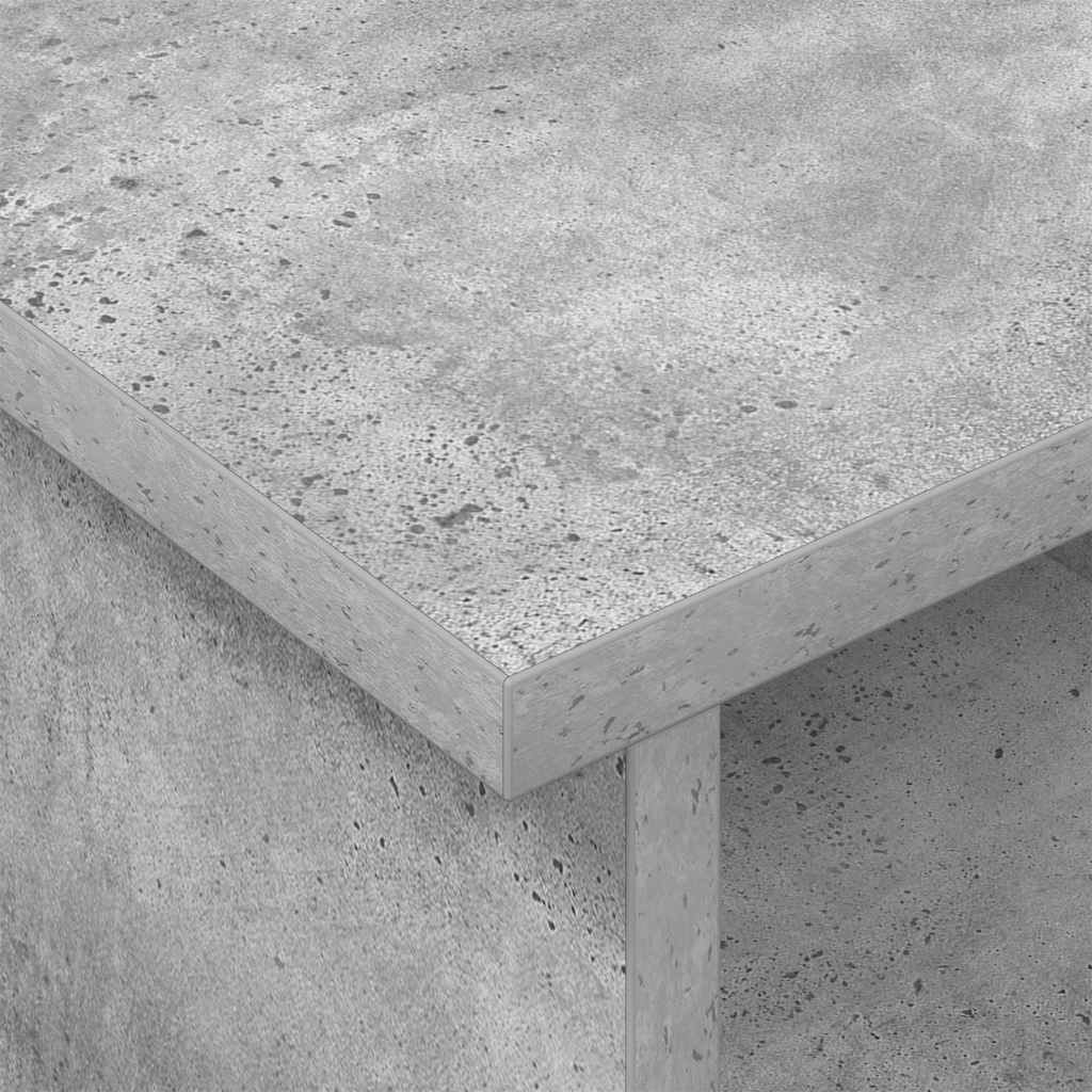 Meuble TV Gris béton 100 x 35 x 35 cm Bois d'ingénierie - XIOS