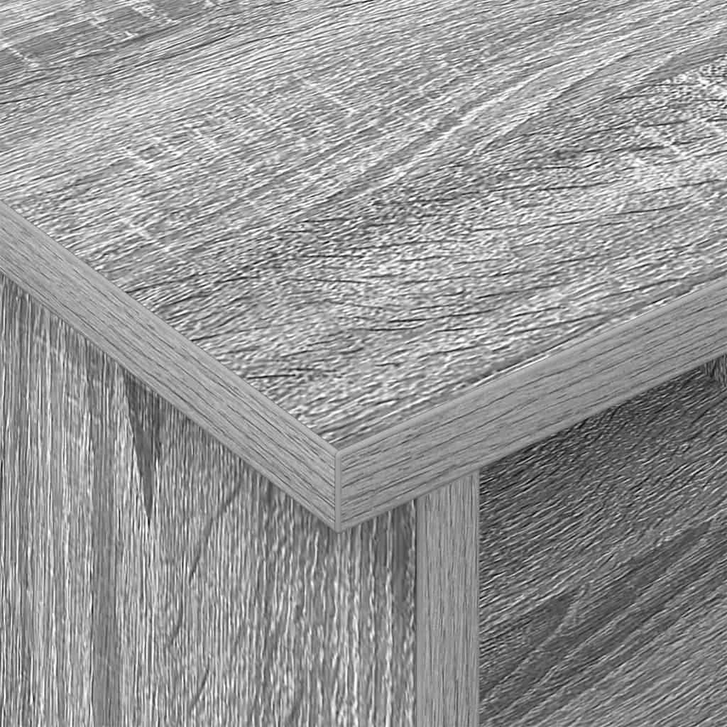 Meuble TV Gris Sonoma 100 x 35 x 35 cm Bois d'ingénierie - XIOS
