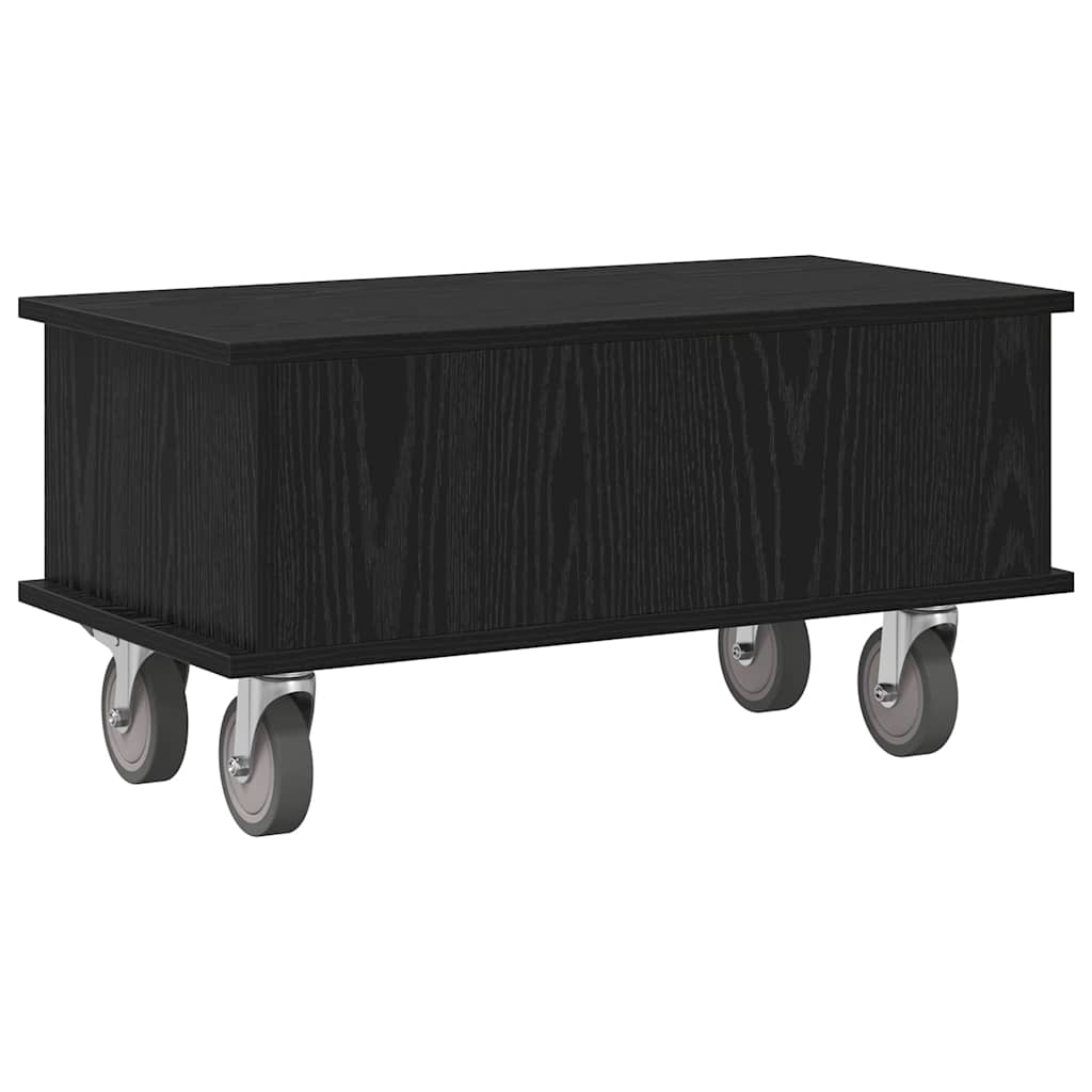 Meuble TV Chêne noir 68,5 x 35 x 35 cm Bois d'ingénierie - XIOS