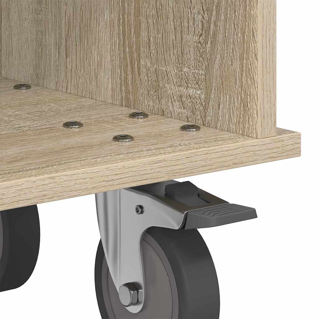 Meuble TV Chêne Sonoma 68,5 x 35 x 35 cm Bois d'ingénierie - XIOS