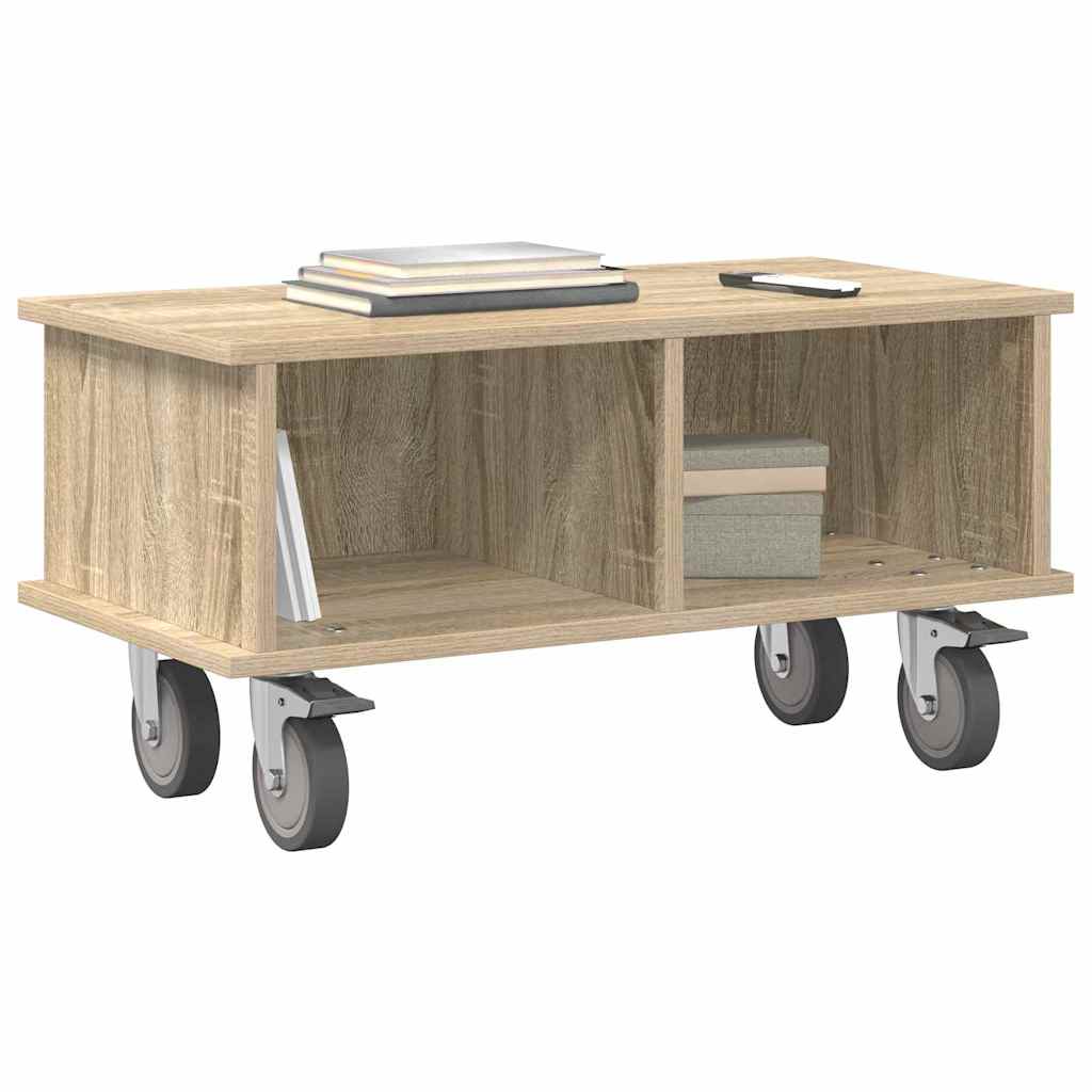 Meuble TV Chêne Sonoma 68,5 x 35 x 35 cm Bois d'ingénierie - XIOS