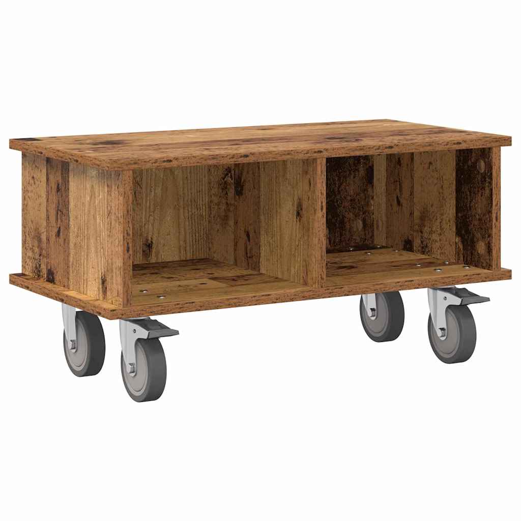 Meuble TV Bois ancien 68,5 x 35 x 35 cm Bois d'ingénierie - XIOS