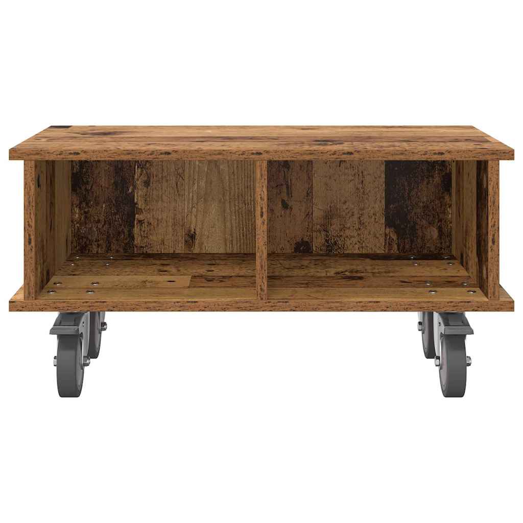 Meuble TV Bois ancien 68,5 x 35 x 35 cm Bois d'ingénierie - XIOS