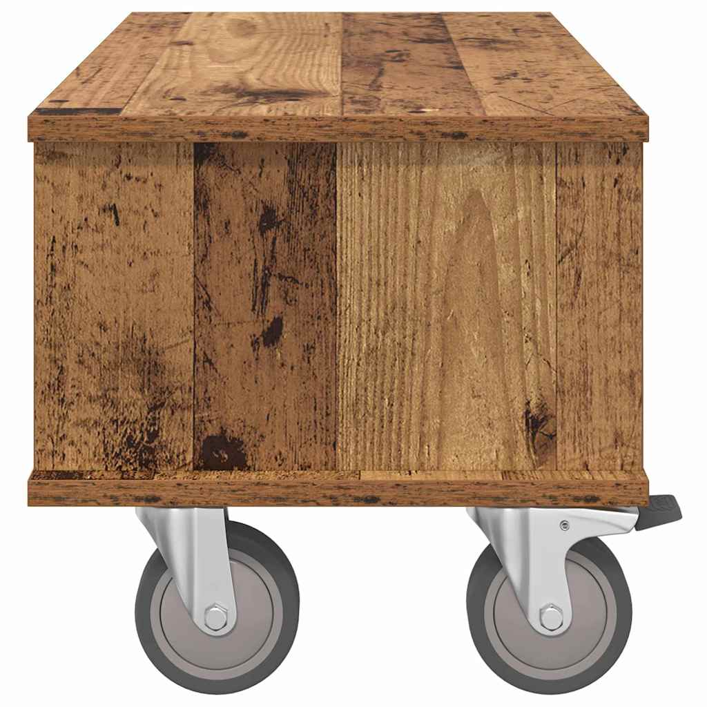Meuble TV Bois ancien 68,5 x 35 x 35 cm Bois d'ingénierie - XIOS