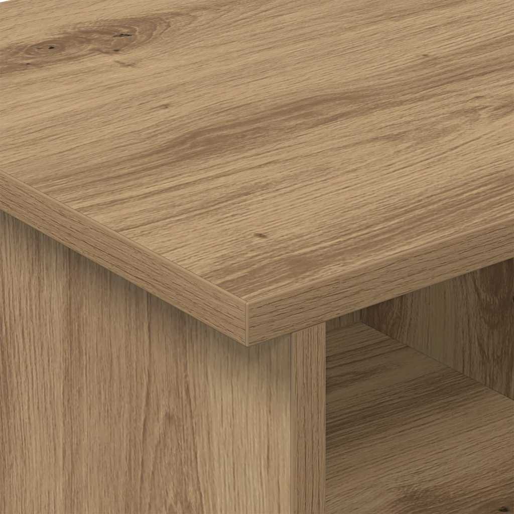 Meuble TV Chêne artisanal 68,5 x 35 x 35 cm Bois d'ingénierie - XIOS
