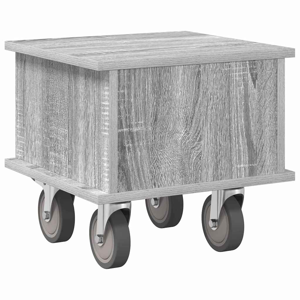 Meuble TV 37 x 35 x 35 cm Gris Sonoma Bois d'ingénierie - XIOS