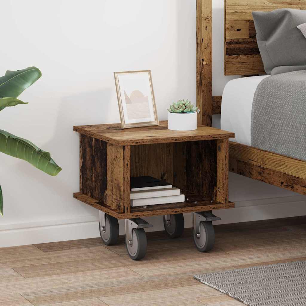 Meuble TV Bois ancien 37 x 35 x 35 cm Bois d'ingénierie - XIOS