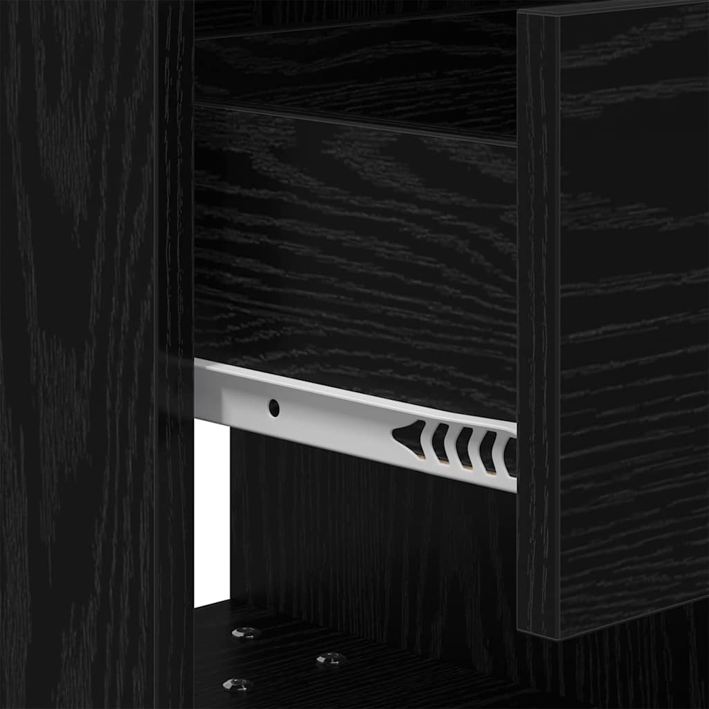 Table de chevet Chêne noir 40,5 x 40 x 48 cm Bois d'ingénierie - XIOS