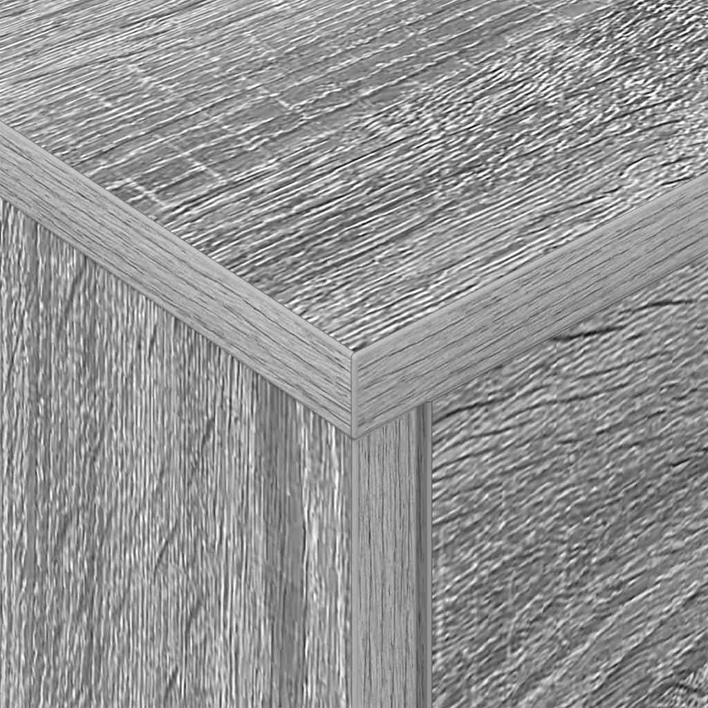 Table de chevet 2 pcs Gris Sonoma 40,5 x 40 x 48 cm - XIOS