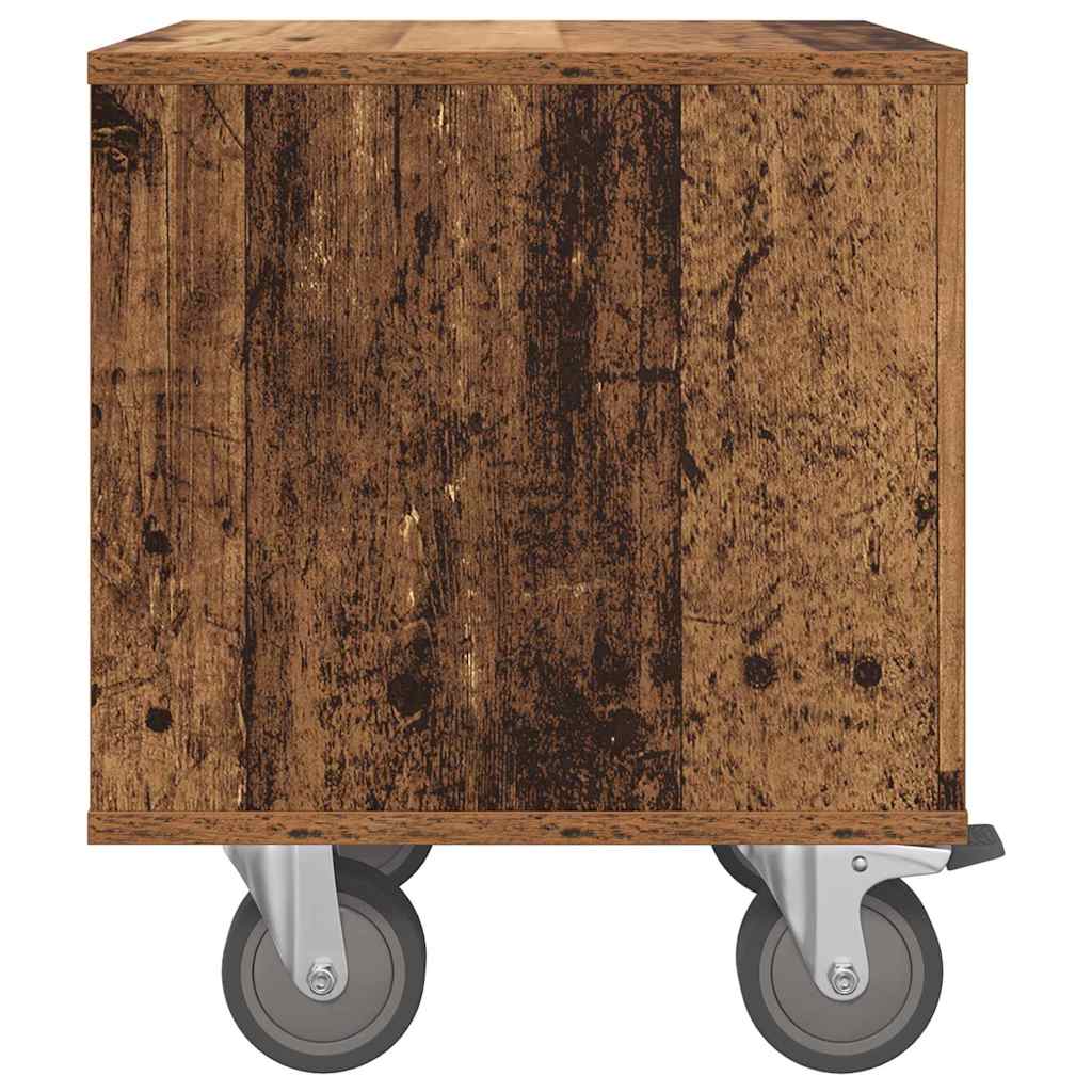 Table de chevet Bois ancien 40,5 x 40 x 48 cm Bois d'ingénierie - XIOS